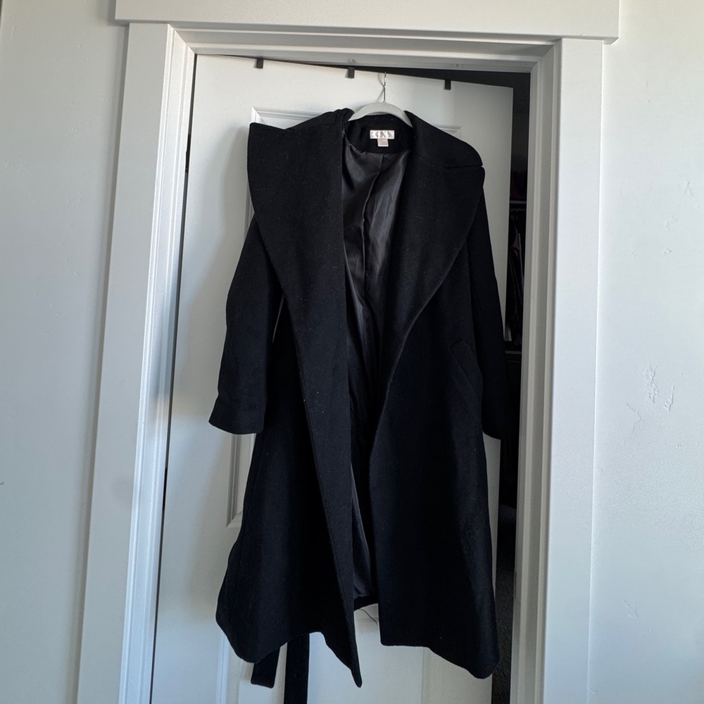 Rachel Parcell Black Winter Coat